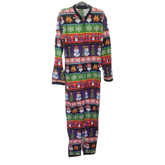 Makerware Other - MakerWear Ugliest Christmas Sweater Pajama One Piece Unisex Size M